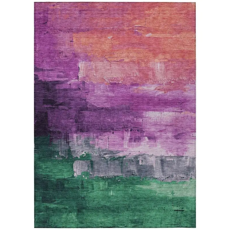 Umberelle Purple Fade-Resistant Indoor-Outdoor Rug – Soft Yet Durable Mat 2