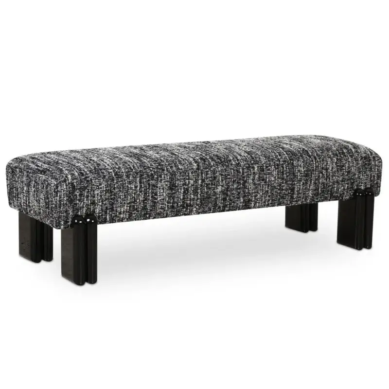 Upholstered Bedroom Bench – Tufted Backrest, Storage-Friendly & Plush Seating 1