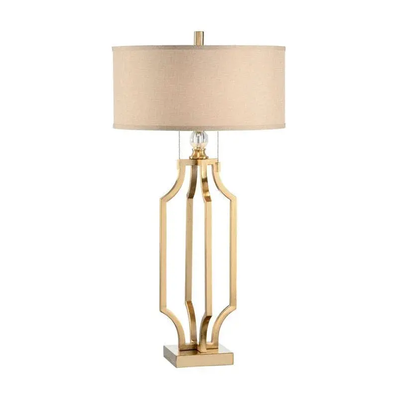 Valentino Shallow Drum-Shade Table Lamp 1