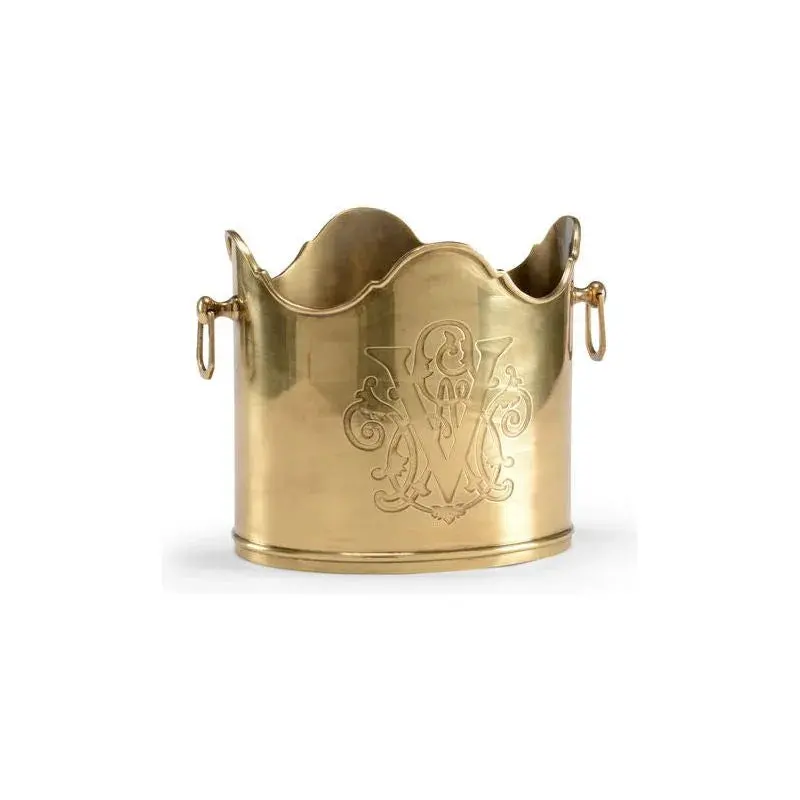 Vanderbilt Brass Wine Chiller With Elegant Cooling Design 1