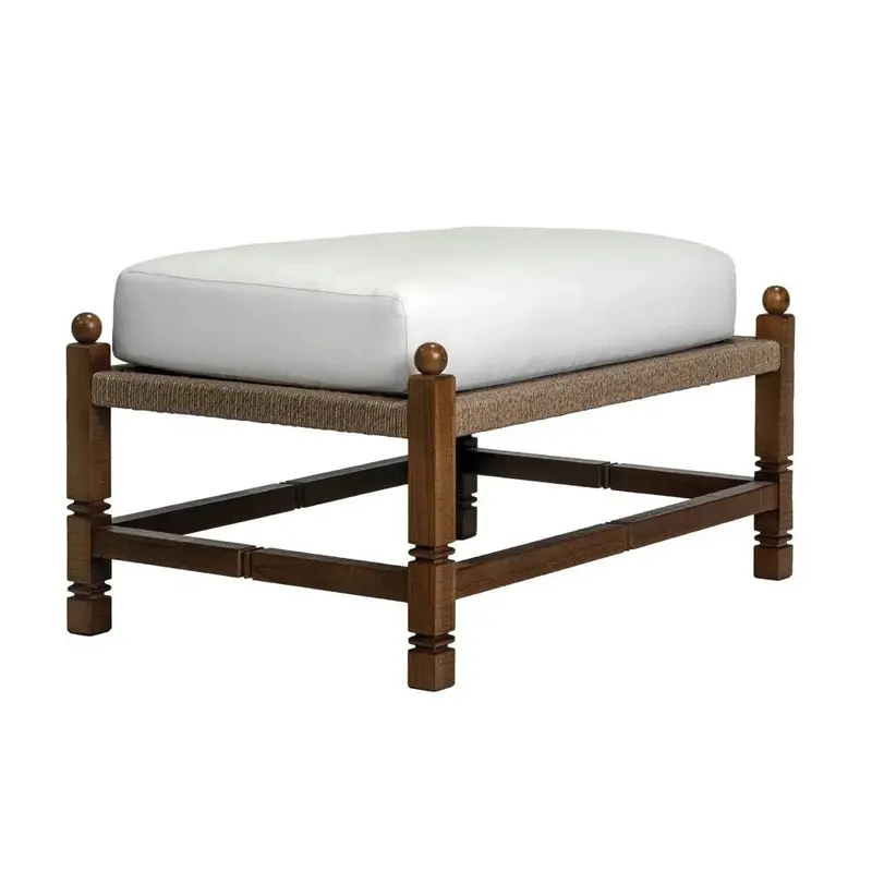 Vaterra Weathered Pecan Outdoor Ottoman 1