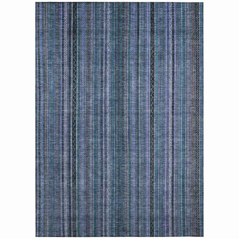 Velatrix Blue Outdoor Area Rug – Coastal-Inspired Design, Sand & Moisture Resistant 2