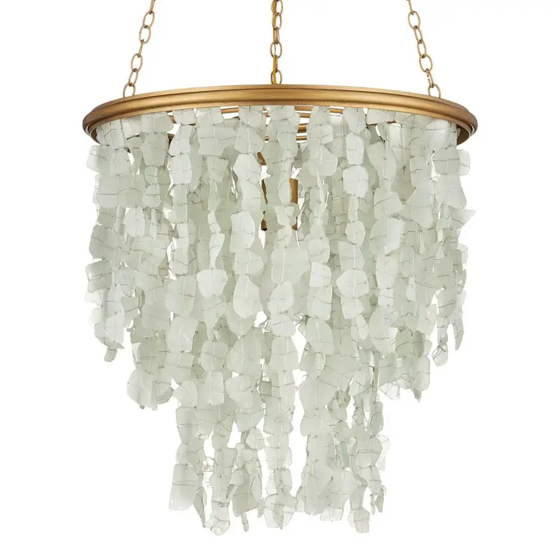 Verre De Mer Small Iron Frame Chandelier 1
