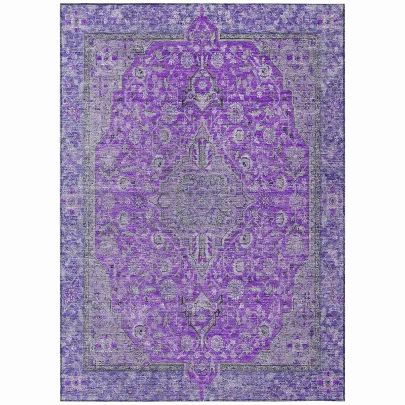Vexira Purple Indoor-Outdoor Rug – Soft Yet Sturdy, Ideal For Balconies & Living Spaces 2