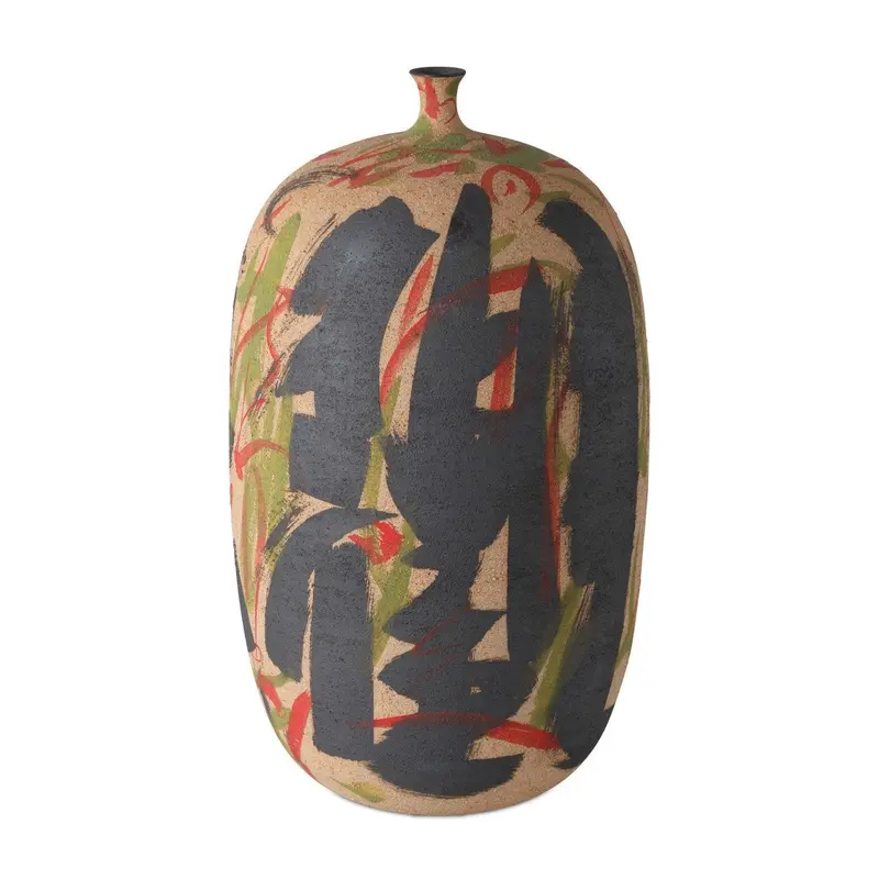 Vibrant Multi-Color Porcelain Vase – Zeal Collection 1
