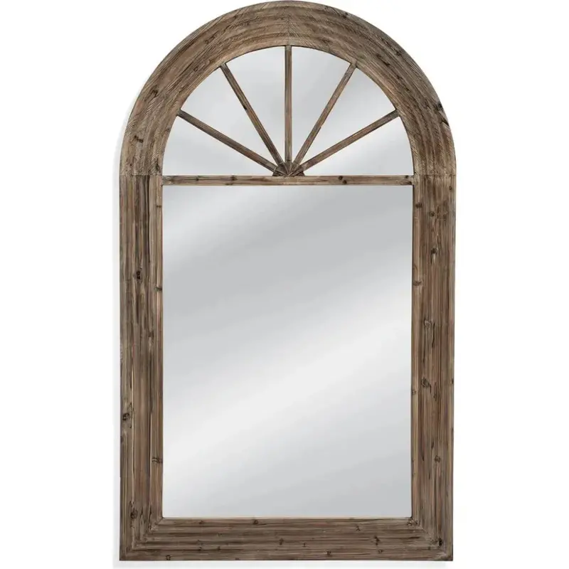 View Brown Mdf Floor Mirror – Slim Vertical Style 1