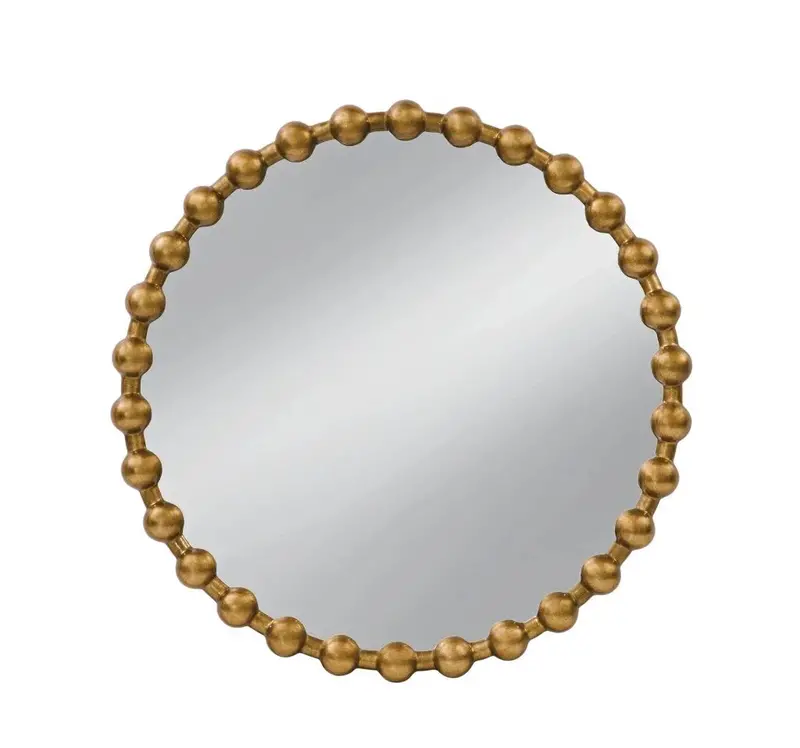 Violette Artisan Gold Leaf Wall Mirror 1