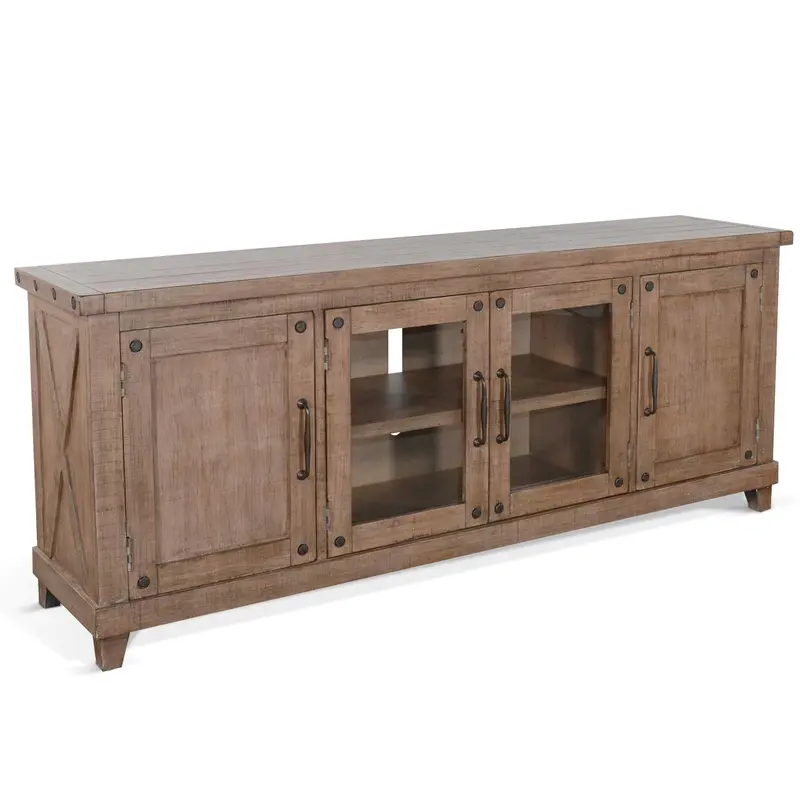 Vivian Modern Wooden Media Console With Smooth Finish 1