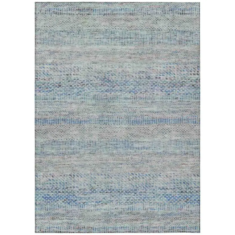 Viviennea Blue Outdoor Rug – Serene Washable Indoor-Outdoor Floor Cover 2