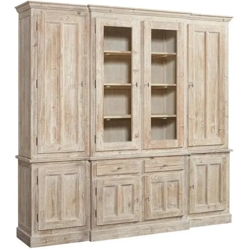 Wainscott Open-Back Display Cabinet For Living Room Or Study 1
