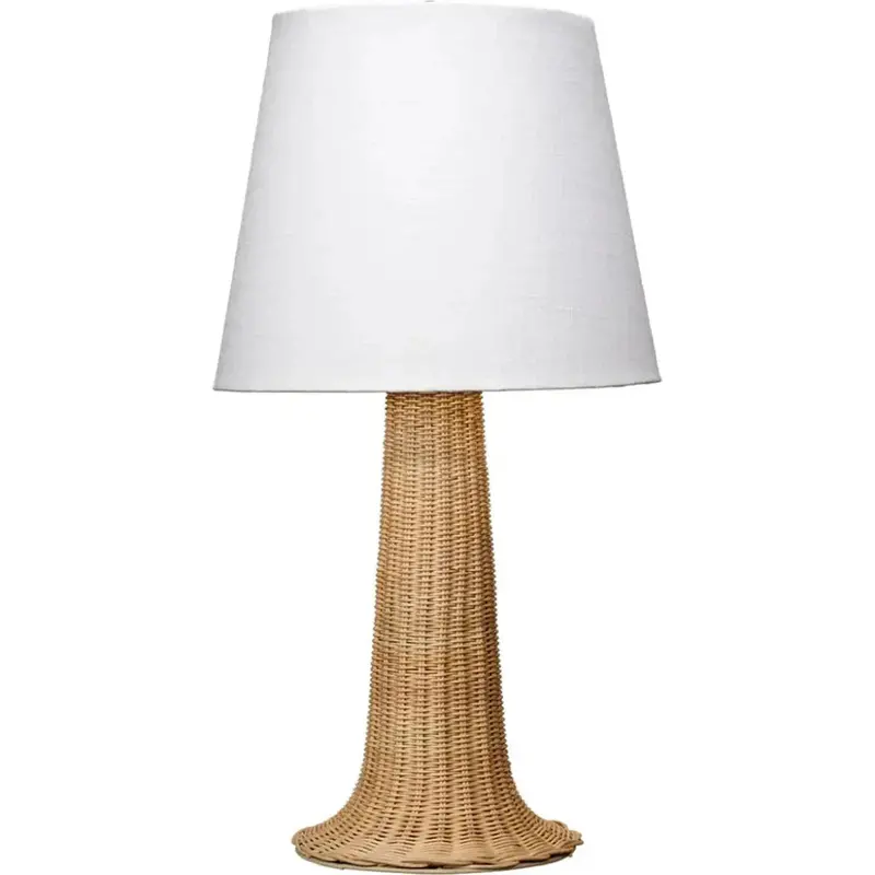 Walden Minimalist Table Lamp – Matte Ceramic Base With Soft Linen Shade 1