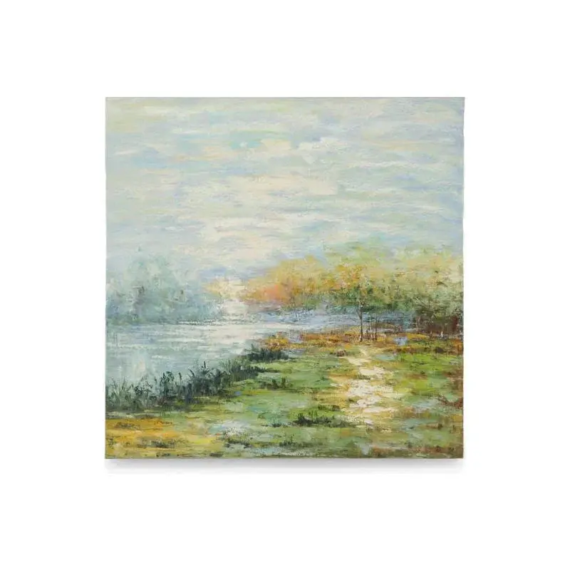 Walk In The Park Scenic Oil Painting 1