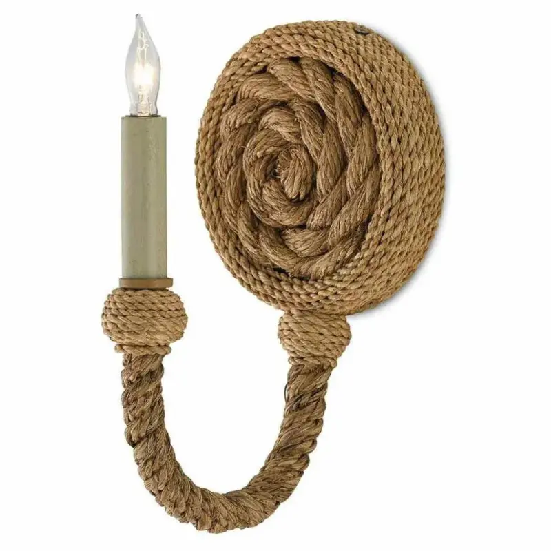 Wallis Wall Sconce – Natural Material Finish From Bunny Williams Collection 1