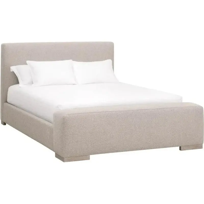 Warren Performance Fabric Upholstered Bed Frame 1