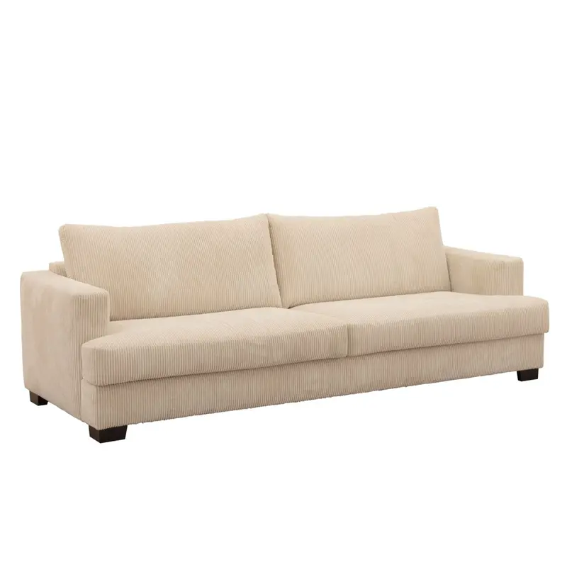 Waterfall Scandinavian-Inspired Minimalist Fabric Loveseat 1