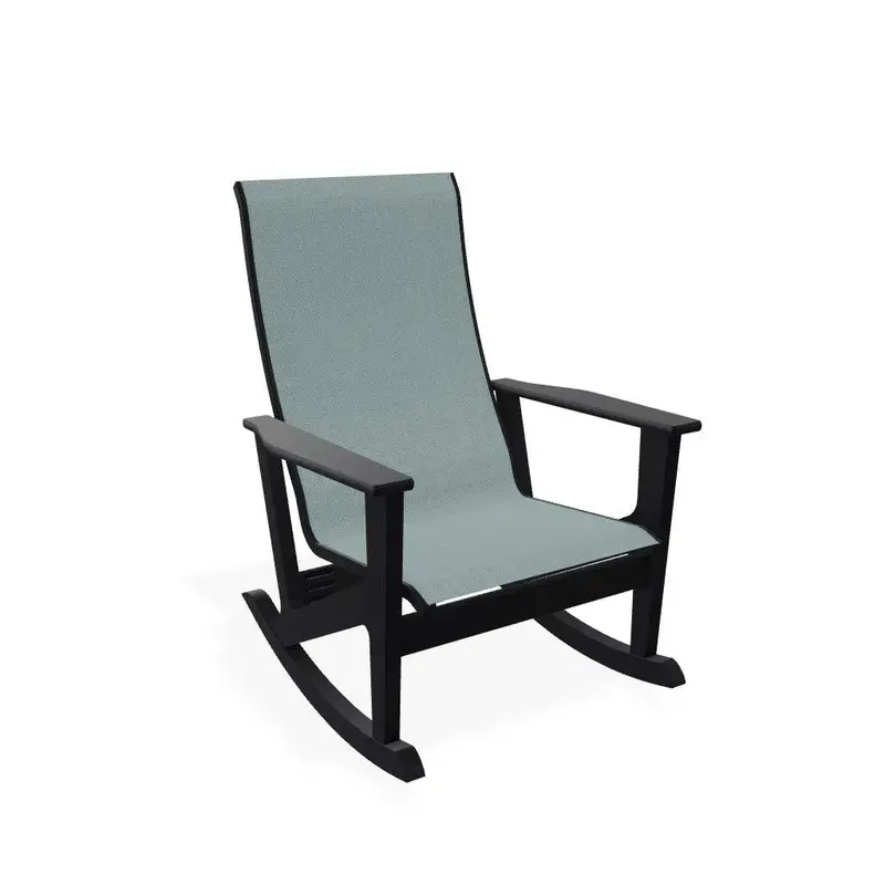 Wexler Sling Supreme Chat-Height Rocking Outdoor Chair 1