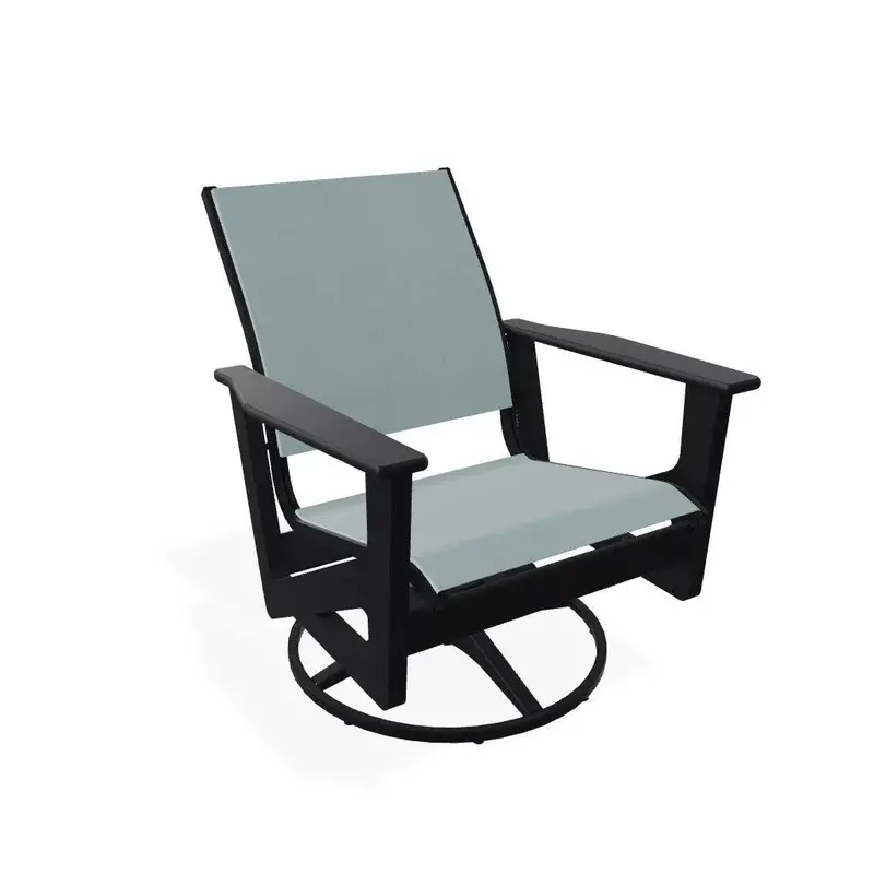 Wexler Sling Swivel Chat-Height Rocking Outdoor Chair 1