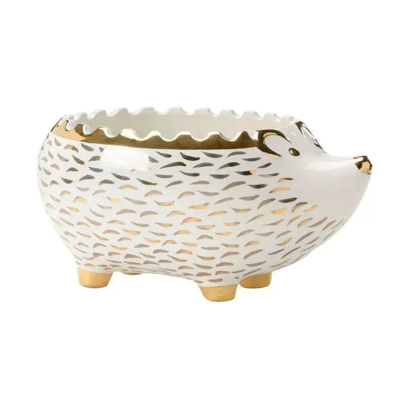 Whimsical Hedgehog-Shaped Ceramic Table Bowl 1