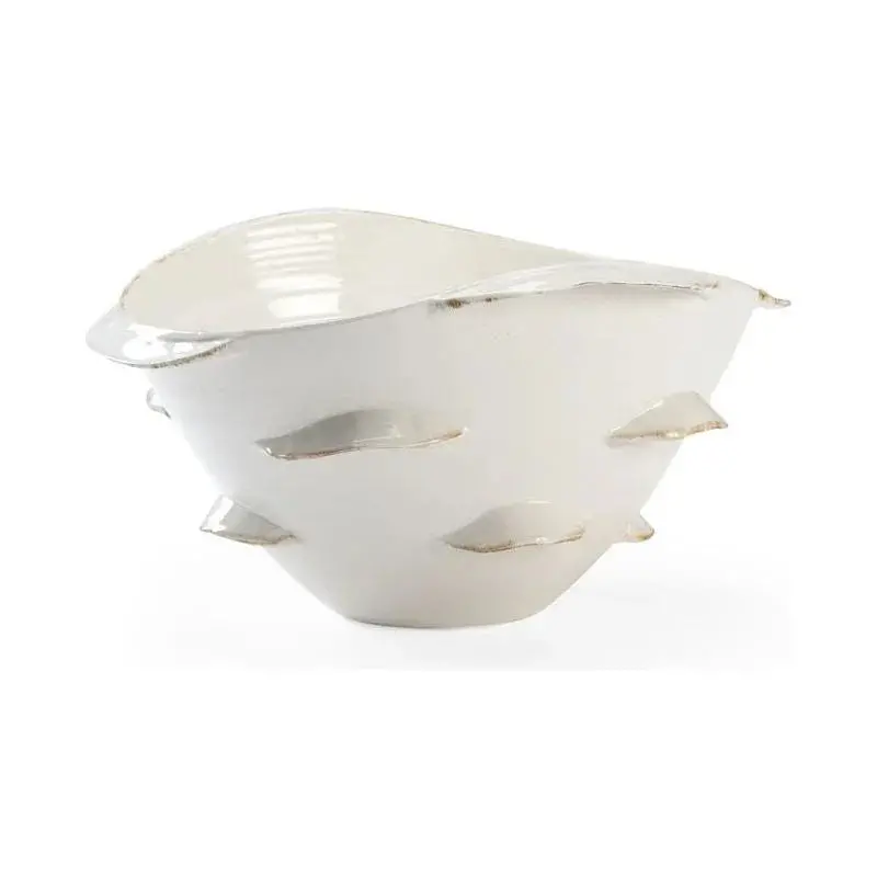 Whiston Collection Antique-White Ceramic Bowl 1