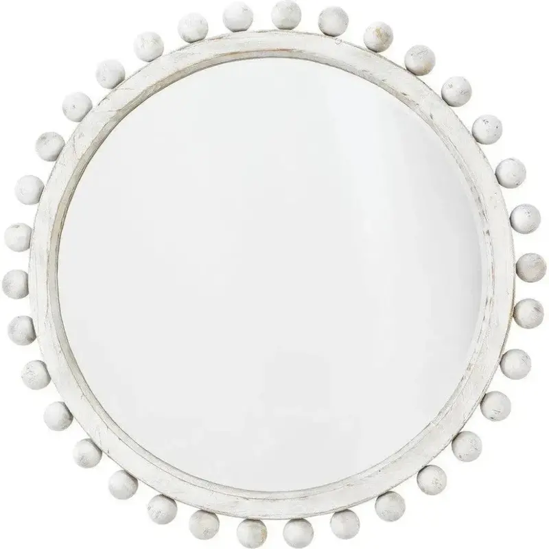 White-Washed Fir Brighton Wall Mirror 1