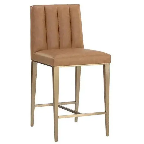 Wilbur Faux Leather Counter Height Stool – Urban Comfort Design 1
