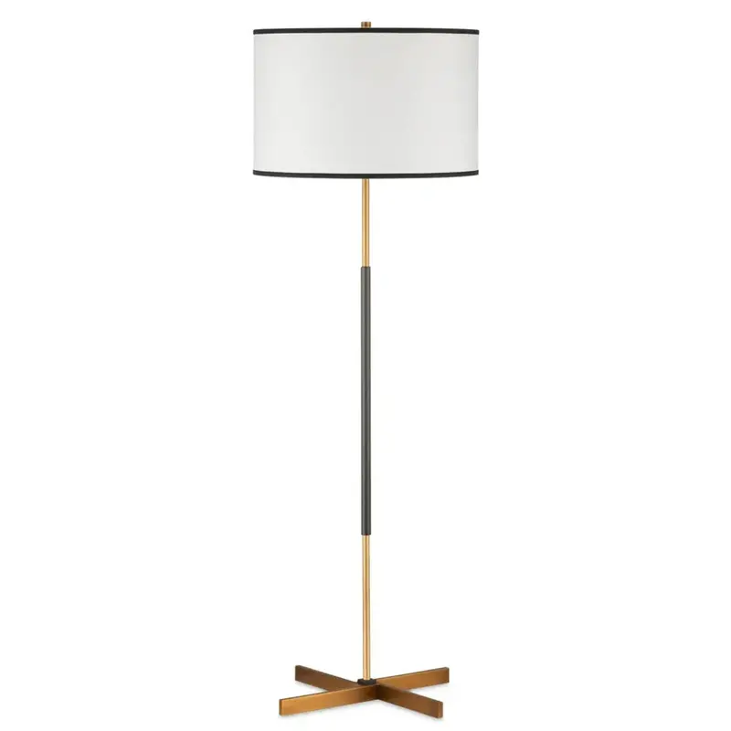 Willoughby Mid-Century Floor Lamp With Walnut Finish 1