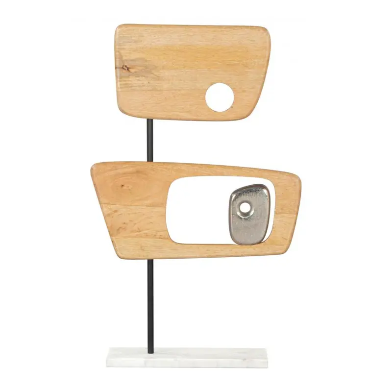 Wize Handcrafted Natural Wood Table Sculpture 1