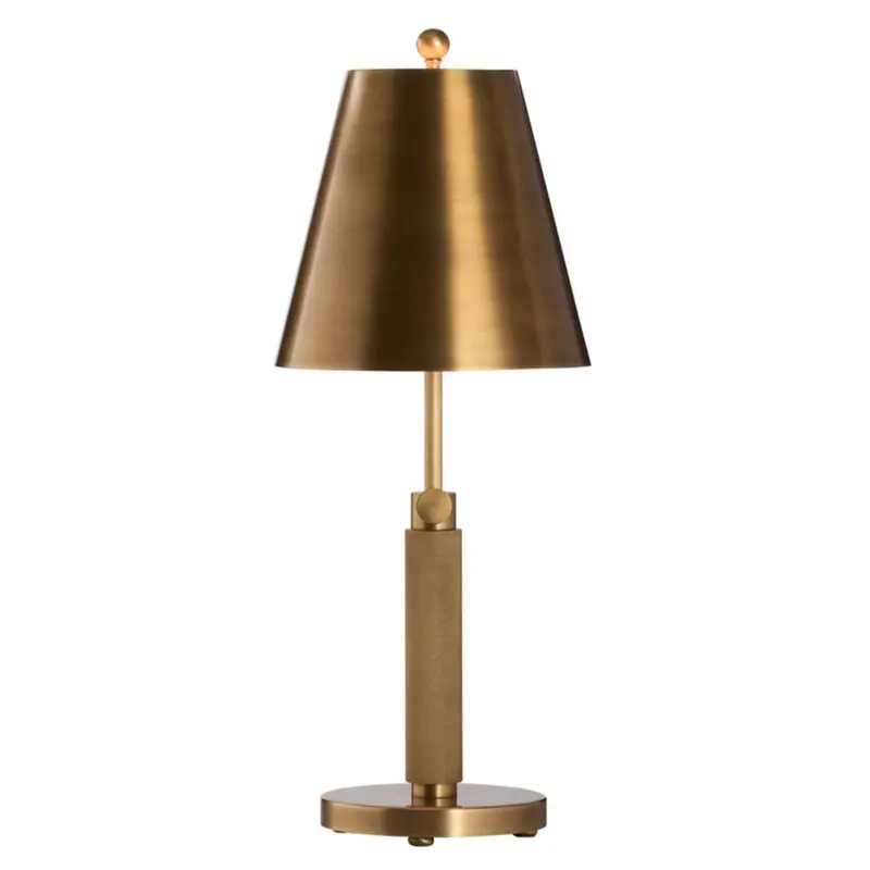 Woodbury Antique-Brass Table Lamp 1