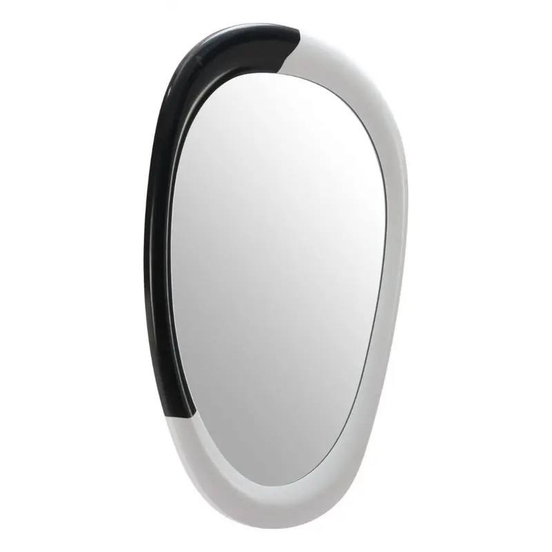 Wooden-Framed Wall Mirror With Clean Contemporary Design 1