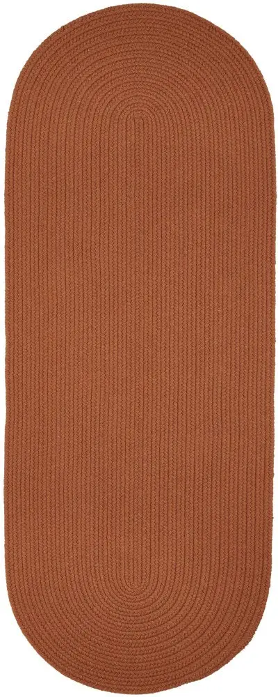 Wool Solids Braided Runner Area Rug – Durable Woven Texture 1