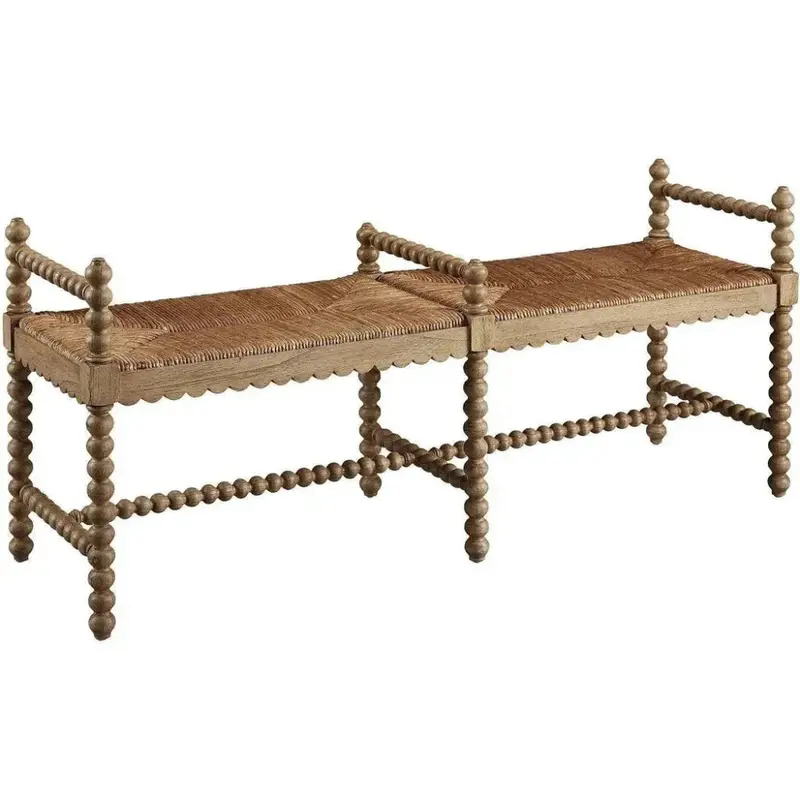 Worrel Low-Profile Accent Bench With Subtle Textured Finish 1