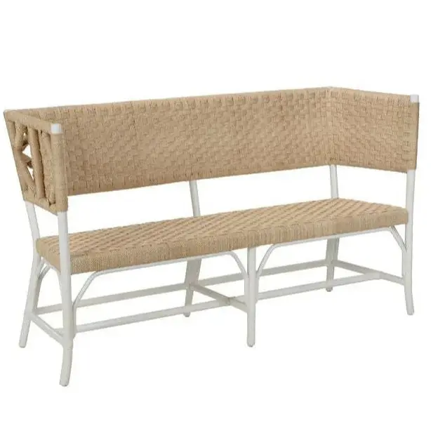 Wrightsburg Rope-Wrapped Bedroom Bench 1