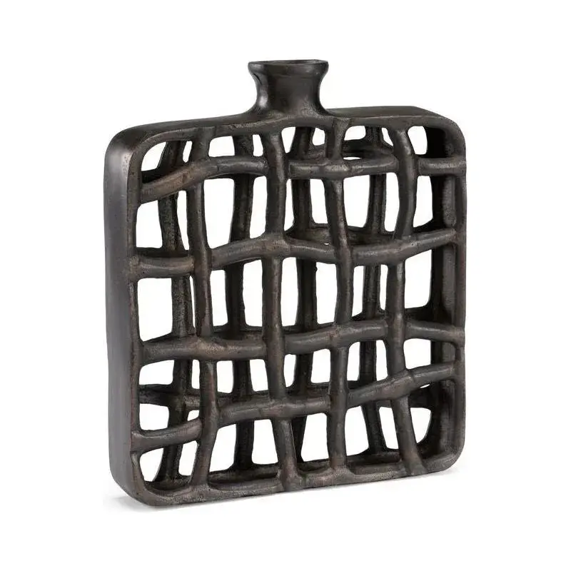 Xavier Matte Black Aluminum Urn 1