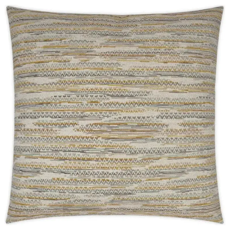 Yellow Taupe Landrum Throw Pillow Insert 1