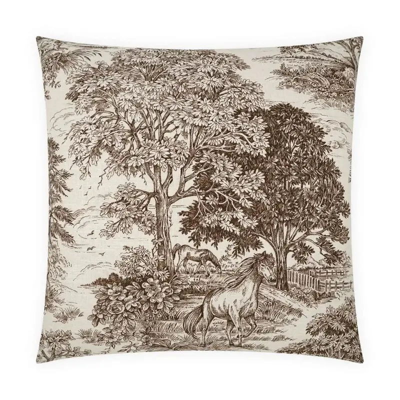 Yellowstone Throw Pillow – Handmade Natural-Fiber Accent 1