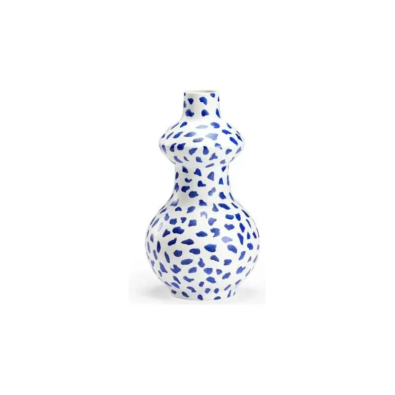 Yokohama Blue Ceramic Table Vase 1