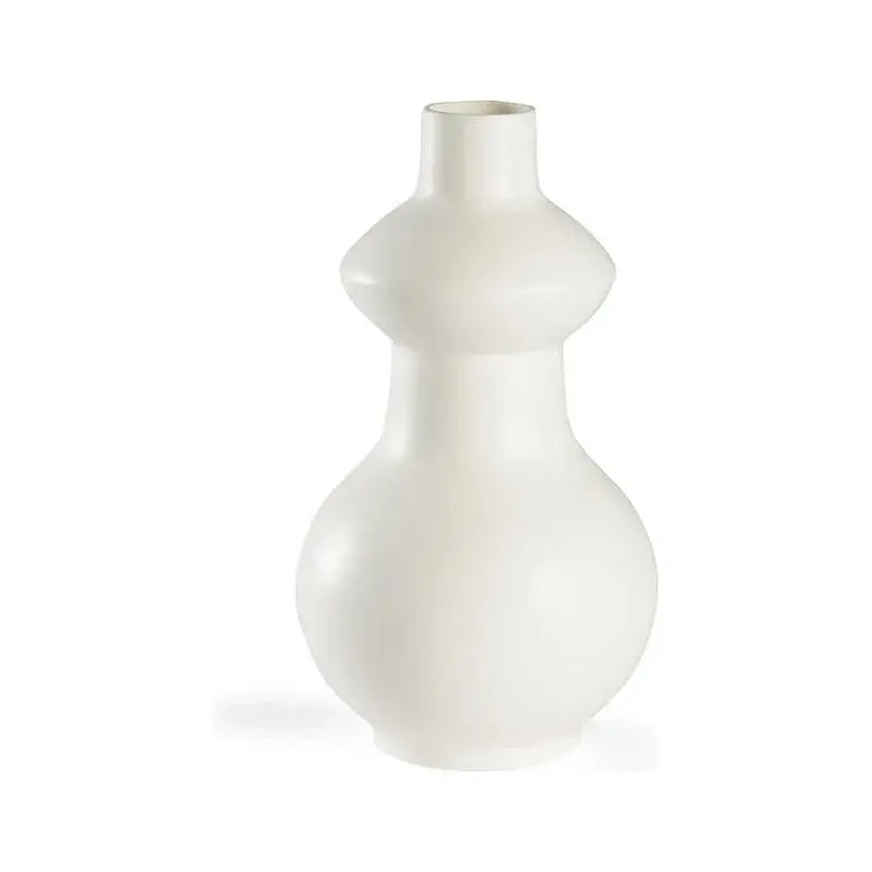 Yokohama Minimalist White Ceramic Vase 1