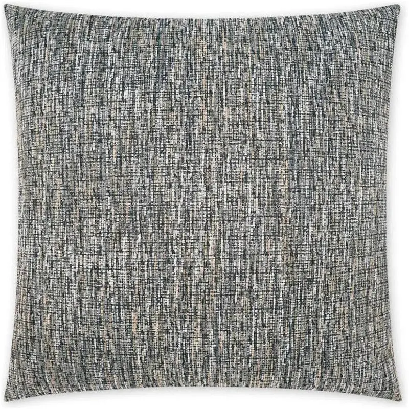 Yonah Textured Beach Grey Throw Pillow Insert – Large Organic Accent Cushion 1