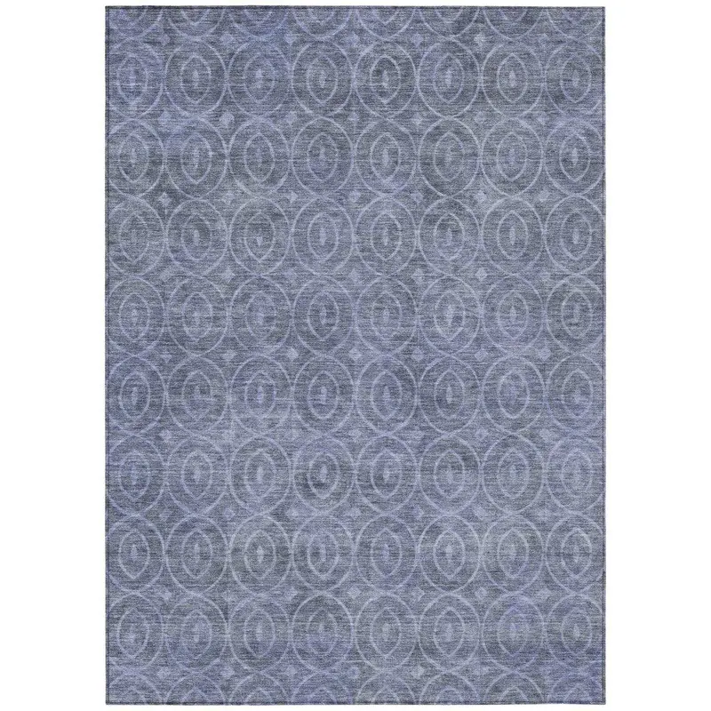 Zafrine Denim Blue All-Weather Rug – Durable Indoor-Outdoor Area Mat 2