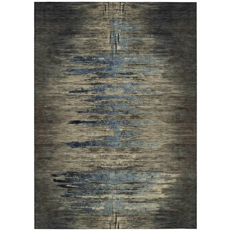 Zahran Brown Washable Floor Rug – Durable Indoor-Outdoor Area Mat 2