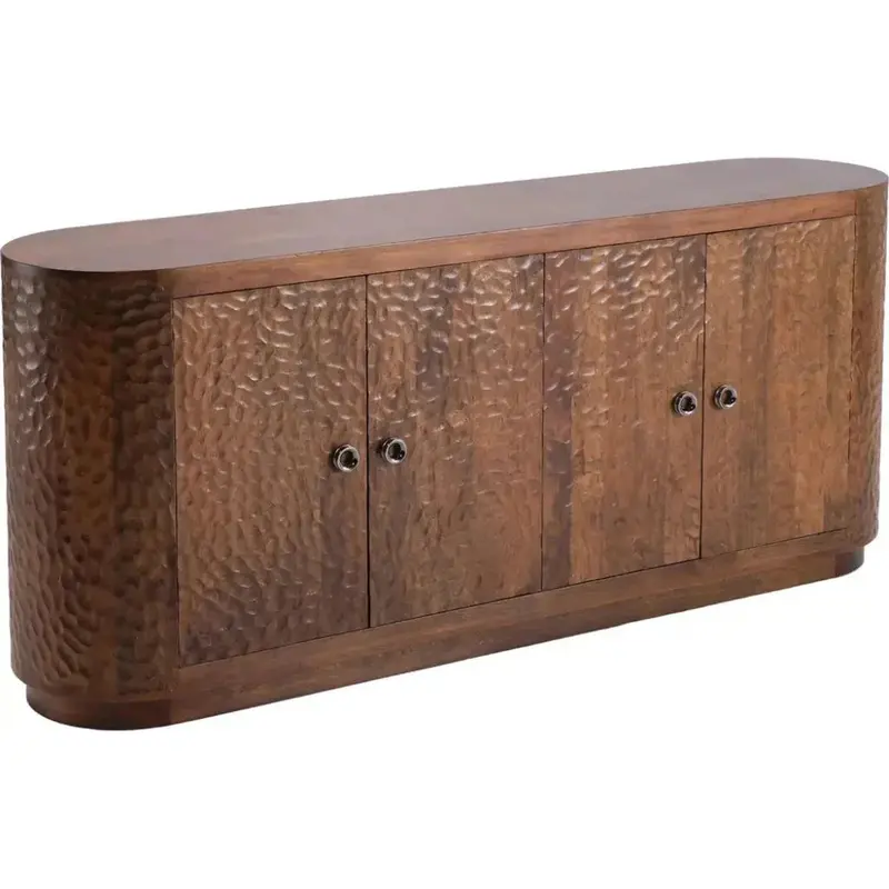 Zarmira Four-Door Wooden Sideboard – Spacious Storage Option 1