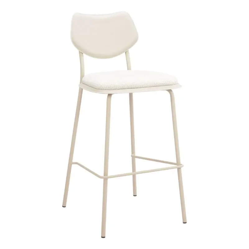 Zeal White Faux Leather Bar Stools – Set Of 4 1