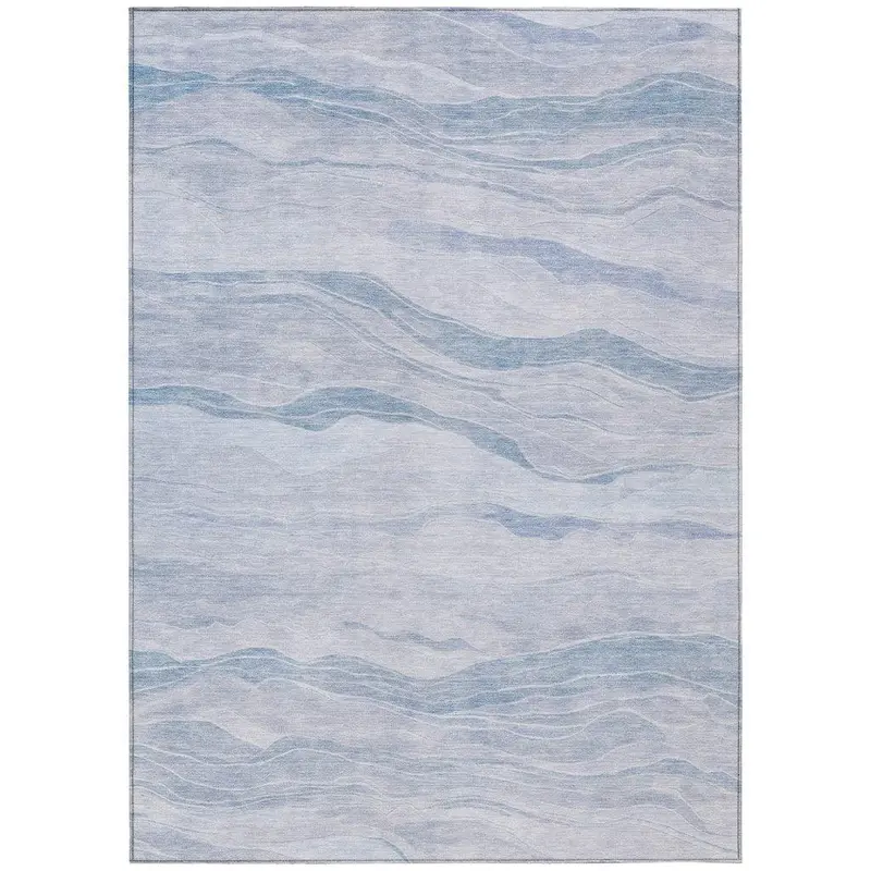 Zevalyn Cobalt Blue Outdoor Rug – Reinforced Edges & Rapid-Dry Technology 2