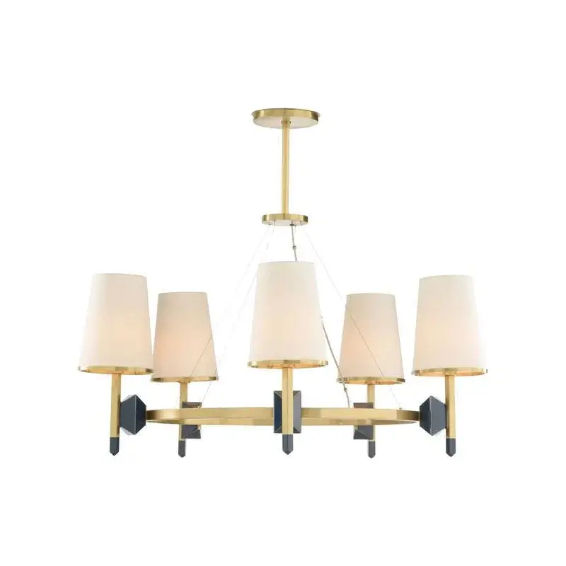 Zuri Brass Chandelier 1